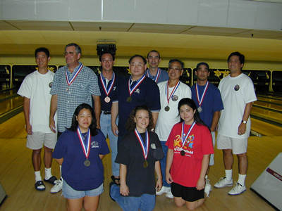 singles medalists